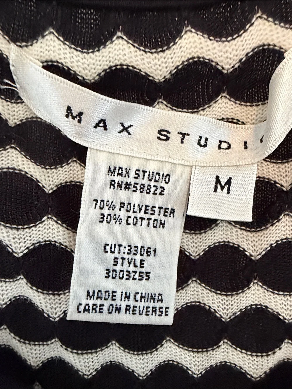 Max Studio sleeveless peplum